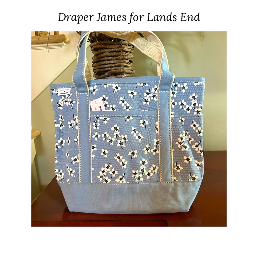 DRAPER JAMES for Lands End canvas tote.